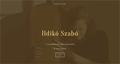 Desktop Screenshot of ildikoszabo.com